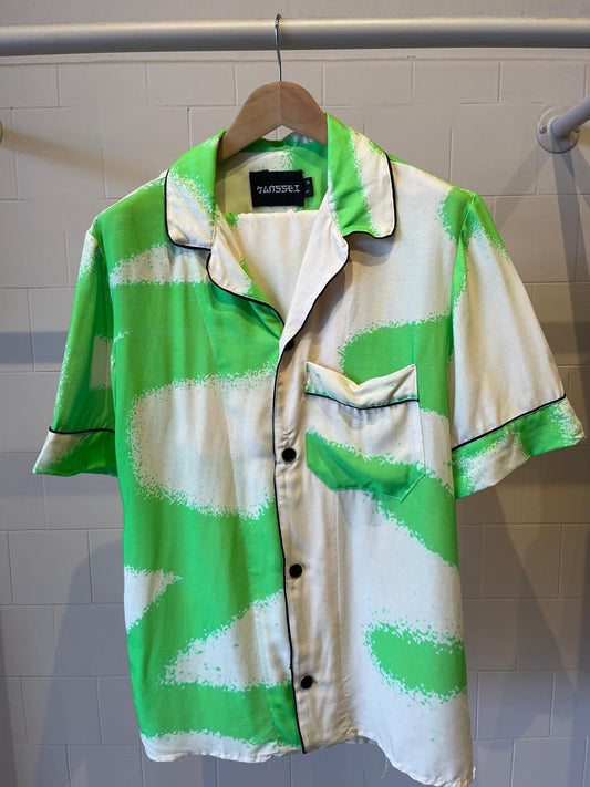 Pijama CURTO Estampado - Spray Verde