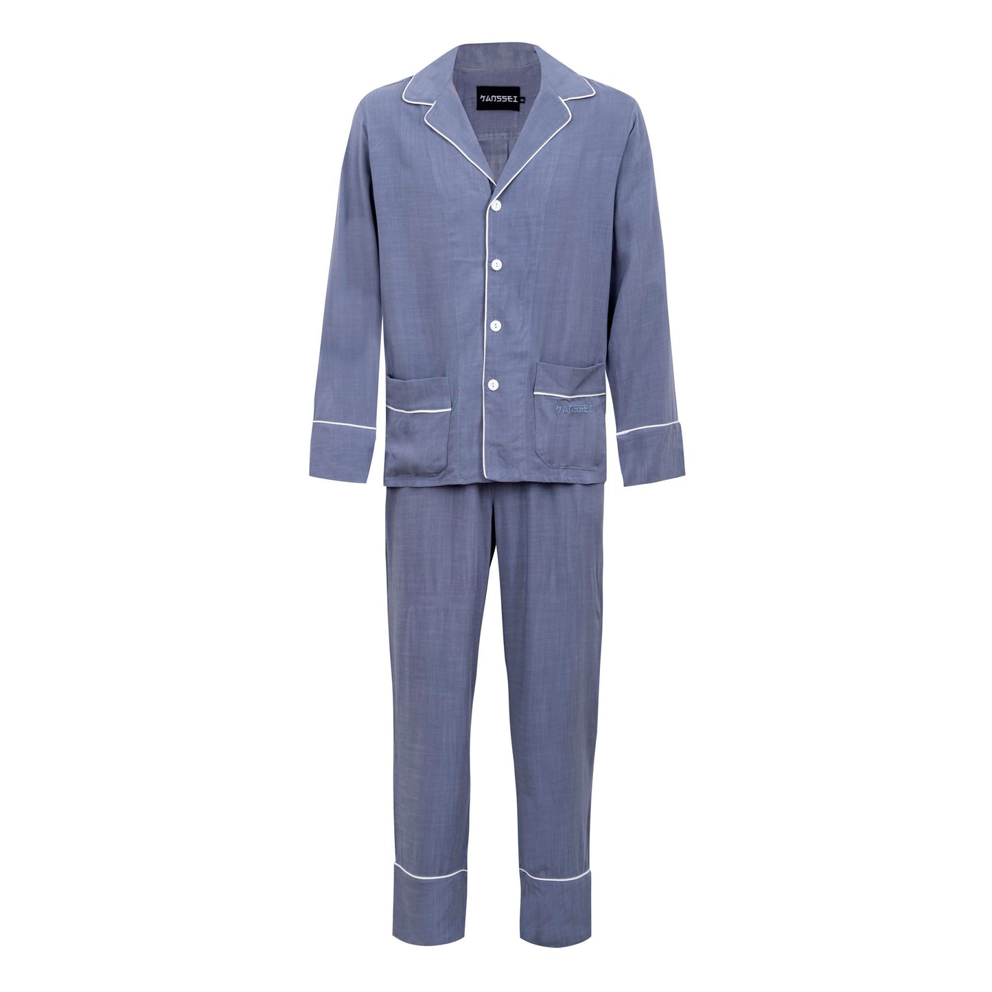 Pijama liso -  Azul Denim