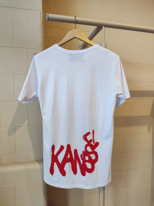 T-shirt KANSSEI SPRAY - vermelho