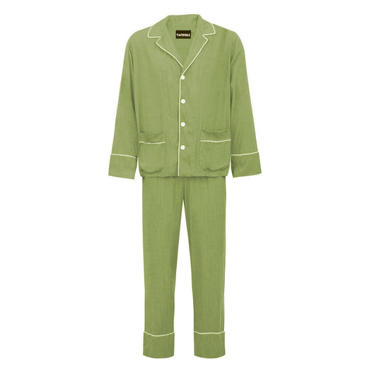 Pijama liso -  Verde Oasis